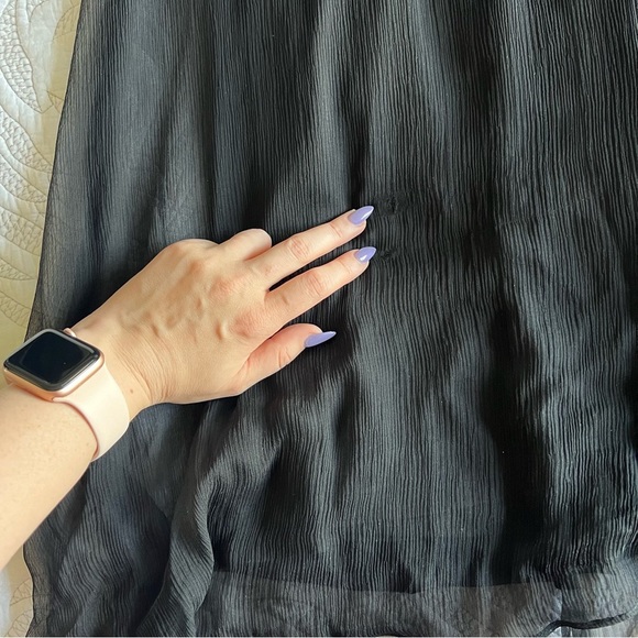 Tadashi Shoji Collection - Beaded Silk Maxi Dress - Black - Picture 13 of 13